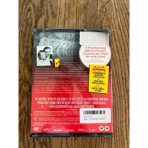 The Great Ziegfeld DVD New Sealed 2 Disc Set Classic Movie - Picture 3 of 4